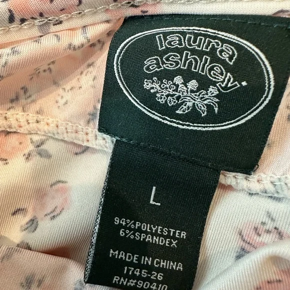 Laura Ashley Pink Floral Chemise - Picture 3 of 4